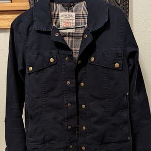 Women's dovetail trucker jacket